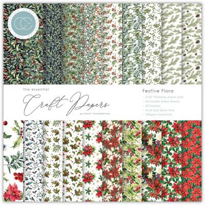 Craft Consortium Designpapier - Festive Flora